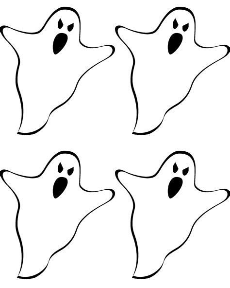 free ghost template printable|free ghost printables for kids.